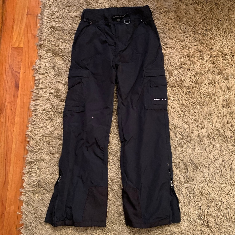 Black water proof ski pants